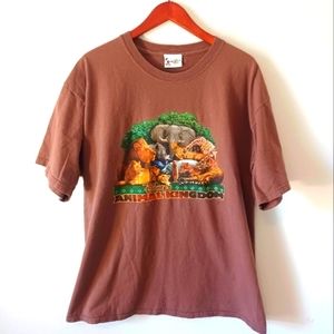 Vintage 90s Walt Disney World Animal Kingdom T Shirt